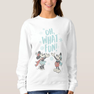 Mickey & Minnie   Oh What Fun! Sweatshirt