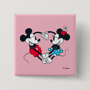 Mickey & Minnie Relationship Goals 2 Inch Square Button