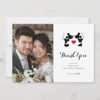Mickey & Minnie Silhouette Wedding