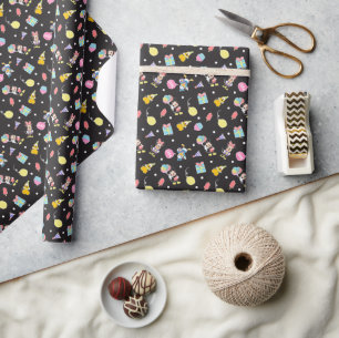 Mickey & Minnie   Time to Party Wrapping Paper