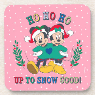 Mickey & Minnie   Up to Snow Good Coaster