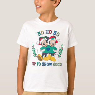 Mickey & Minnie Up to Snow Good T-Shirt