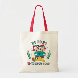 Mickey & Minnie   Up to Snow Good Tote Bag