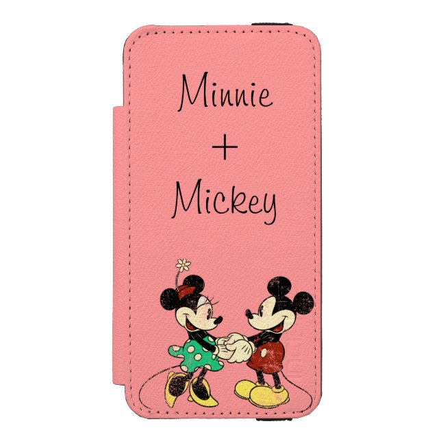 Mickey & Minnie | Vintage Incipio iPhone Wallet Case (Folio Front)