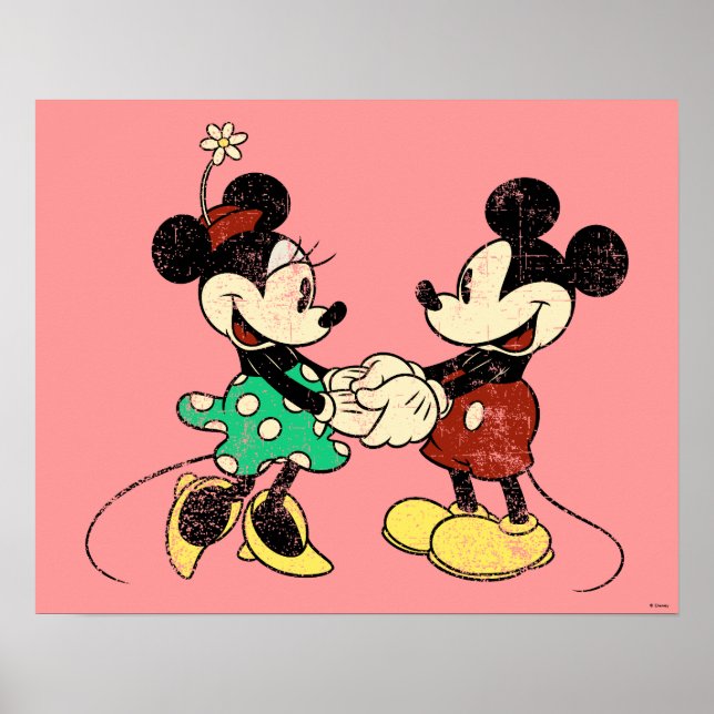 Mickey & Minnie | Vintage Poster (Front)