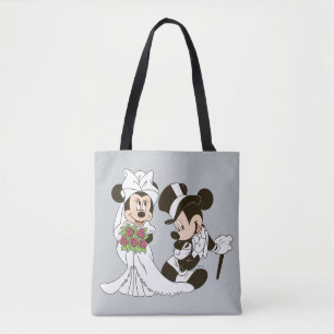 Mickey & Minnie Wedding   Getting Married Tote Bag