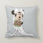 Mickey & Minnie Wedding | Getting Throw Pillow<br><div class="desc">Mickey & Minnie Wedding | Getting</div>
