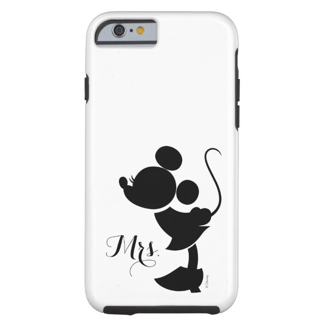 Mickey & Minnie Wedding | Silhouette Case-Mate iPhone Case (Back)