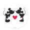 Mickey & Minnie Wedding | Silhouette