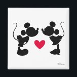 Mickey & Minnie Wedding | Silhouette Magnet<br><div class="desc">Mickey & Minnie Wedding</div>