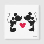 Mickey & Minnie Wedding | Silhouette Magnet<br><div class="desc">Mickey & Minnie Wedding</div>