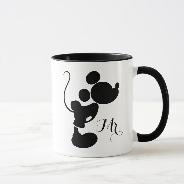 Mickey & Minnie Wedding | Silhouette Mug (Right)