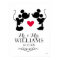 Mickey & Minnie Wedding | Silhouette