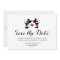 Mickey & Minnie Wedding | Silhouette Save the Date