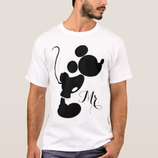 Mickey & Minnie Wedding | Silhouette T-Shirt