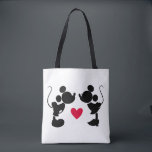 Mickey & Minnie Wedding | Silhouette Tote Bag<br><div class="desc">Mickey & Minnie Silhouette Wedding</div>