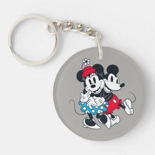 Mickey & Minnie Winning Couple Keychain