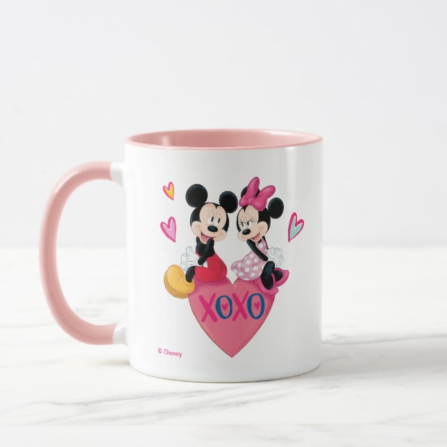Mickey & Minnie | XOXO Valentine Mug (Left)