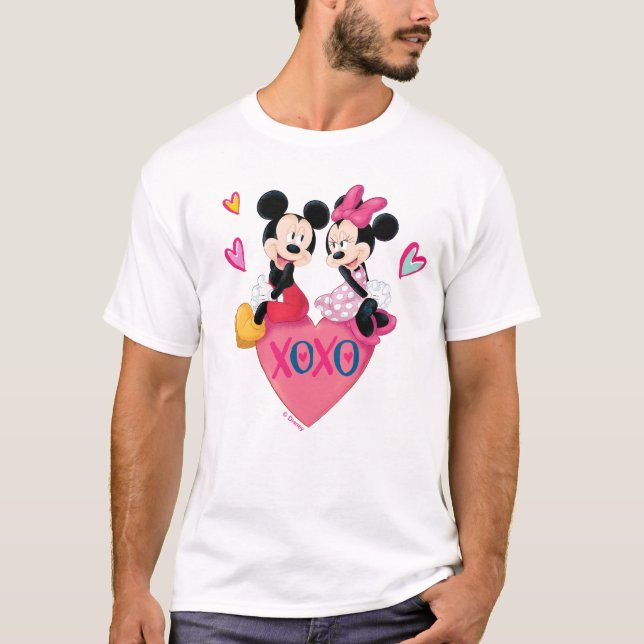 Mickey & Minnie | XOXO Valentine T-Shirt (Front)