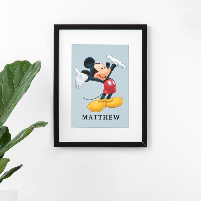 Mickey moderne personnalisé | Poster Airbrusted (Créateur téléchargé)