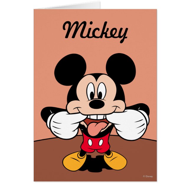 Mickey moderne | Sticking Out Tongue (Devant)