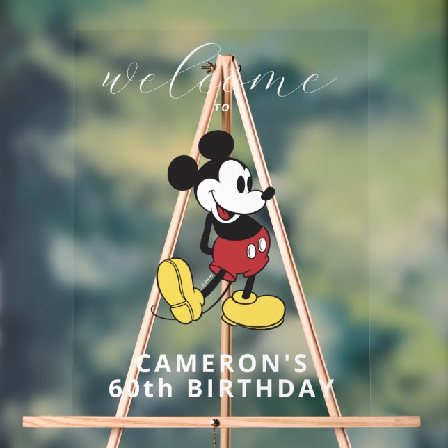 Mickey Mouse 60e anniversaire Bienvenue (Neutre)