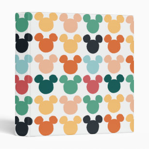 Mickey Mouse   A Colorful Repeating Logo Binder