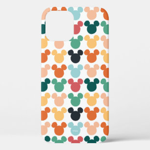 Mickey Mouse   A Colourful Repeating Logo iPhone 12 Case