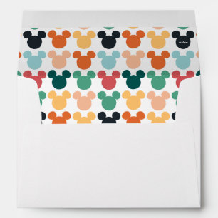 Mickey Mouse A Colourful Repeating Logo Envelope