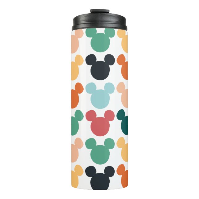 Mickey Mouse | A Colourful Repeating Logo Thermal Tumbler (Front)