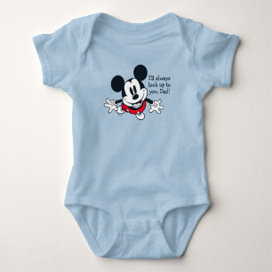 Mickey Mouse Always Look Up To You Baby Bodysuit