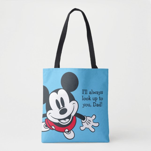 Mickey Mouse | Always Look Up To You Tote Bag (Front)