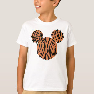 Mickey Mouse Animal Print  T-Shirt