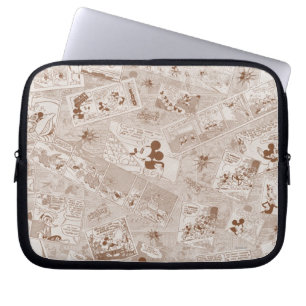 Mickey Mouse Antique Mickey Comic Pattern Laptop Sleeve