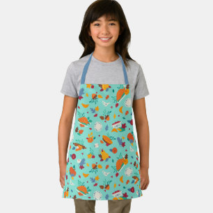 Mickey Mouse Autumn Feast Pattern Apron
