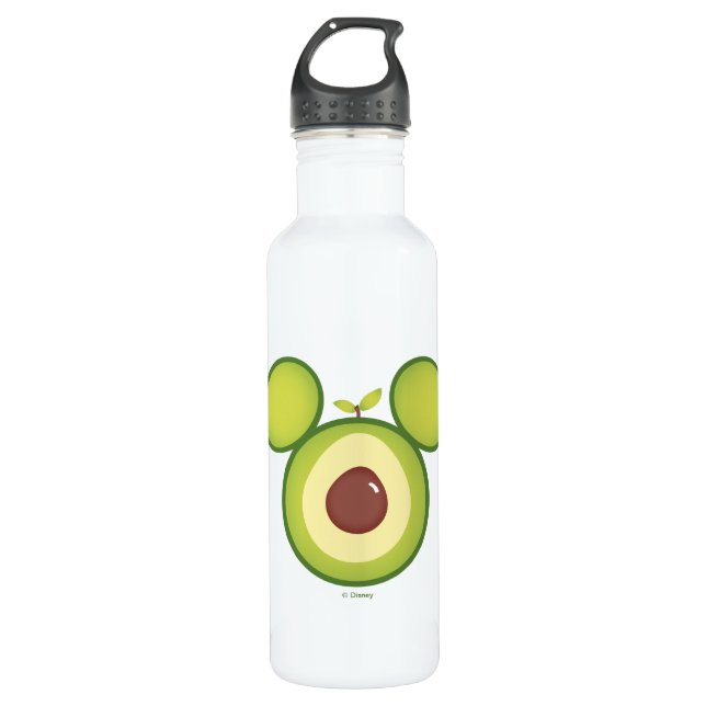 Mickey Mouse Avocado Icon 710 Ml Water Bottle (Front)