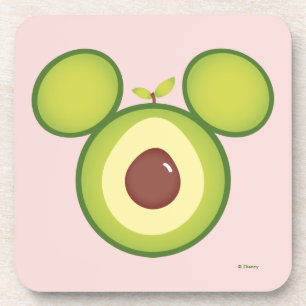 Mickey Mouse Avocado Icon Coaster