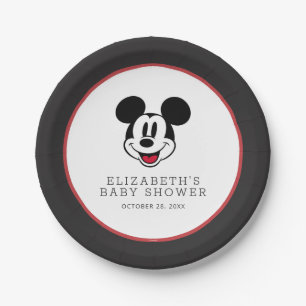 Mickey Mouse Baby Shower  Paper Plate