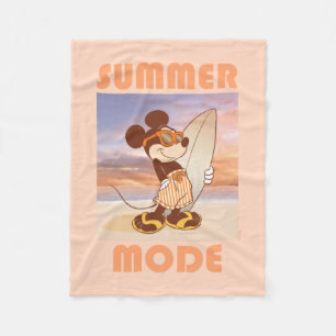Mickey Mouse   Beach Summer Mode Fleece Blanket