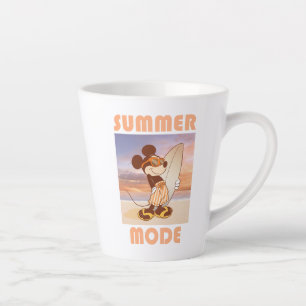 Mickey Mouse   Beach Summer Mode Latte Mug