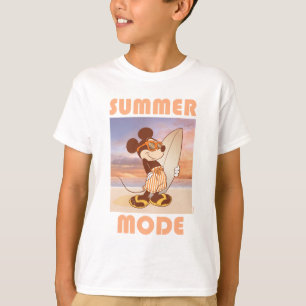 Mickey Mouse   Beach Summer Mode T-Shirt