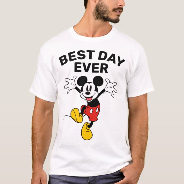 Mickey Mouse | Best Day Ever T-Shirt (Front)
