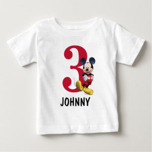 Mickey Mouse Birthday Baby T-Shirt
