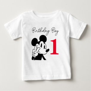 Mickey Mouse Birthday Boy Baby T-Shirt
