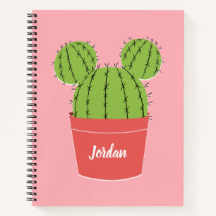 Mickey Mouse Cactus Icon Notebook