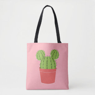 Mickey Mouse Cactus Icon Tote Bag
