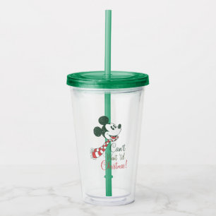 Mickey Mouse   Can't Wait 'til Christmas! Acrylic Tumbler