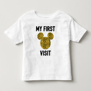 Mickey Mouse Cheetah   My First Visit Toddler T-shirt