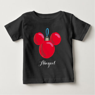 Mickey Mouse Christmas Ornament Baby T-Shirt