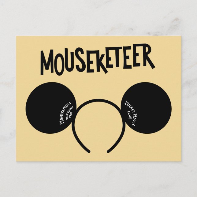 Mickey Mouse Club Ears Postcard (Front)